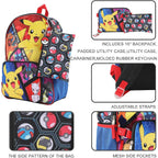 Bioworld, Boys, Youth Five-Piece Backpack Set (Little Kid/Big Kid), Aop, One Size