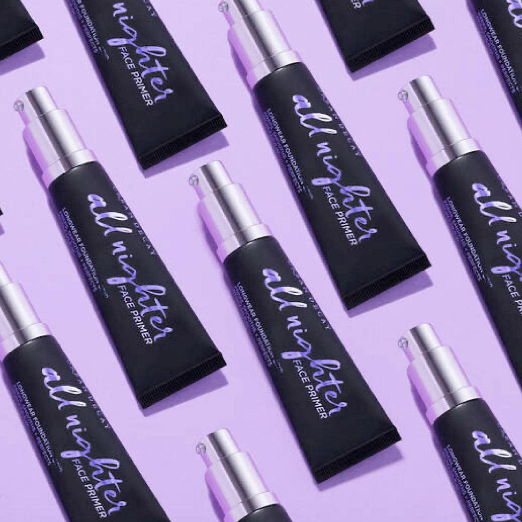 Urban Decay All Nighter Longwear Face Primer - Smoothing & Hydrating Base For Foundation Face Makeup, Sheer & Lightweight, Helps Smooth & Even Skin, For All Skin Types, Paraben-Free, Vegan