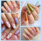 7 Multi-Size Nail Art Brush Set Nail Art Tool Set Resin Palette For DIY Makeup Display Board For Home Salon Pro & Beginner