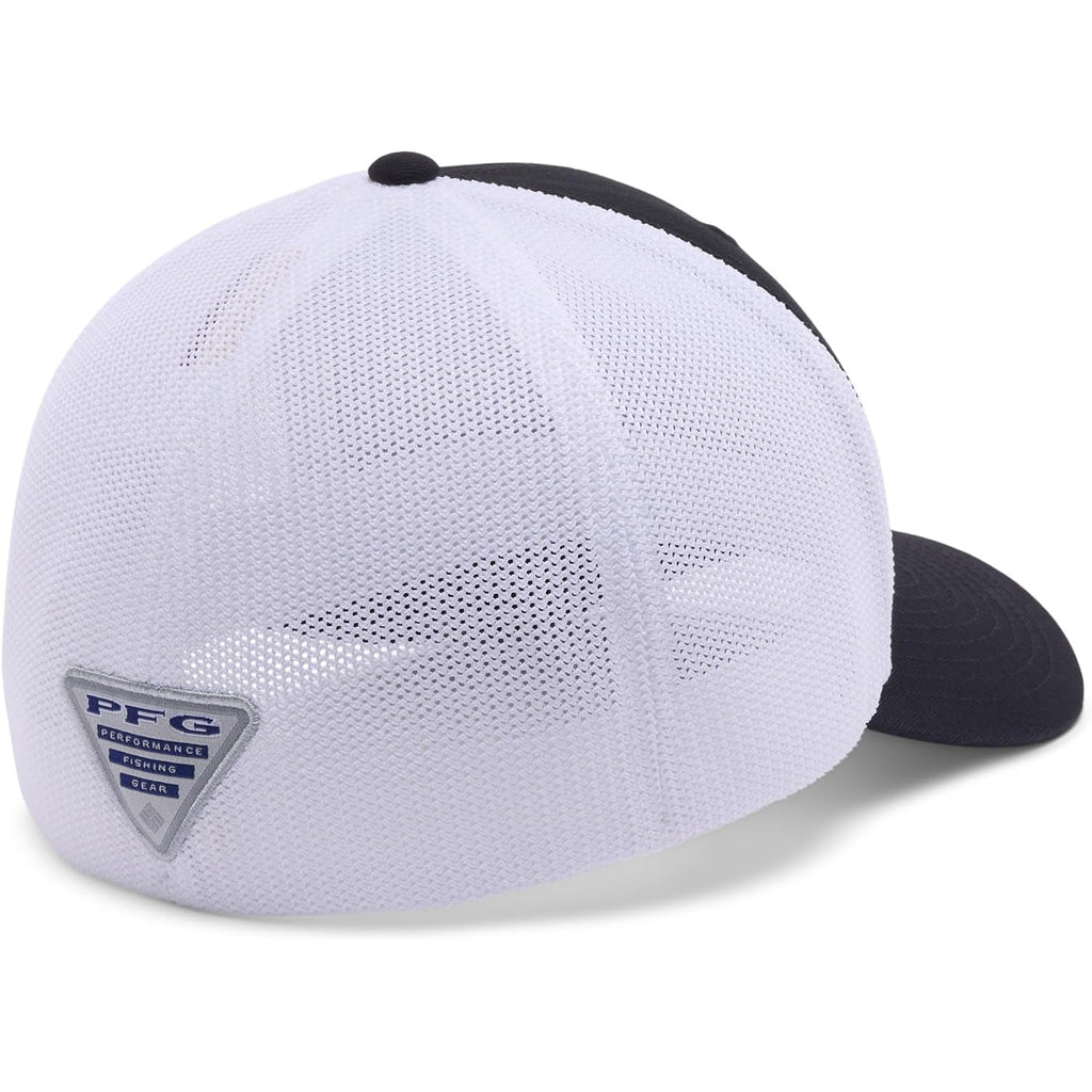 Columbia PFG Mesh Ball Cap Black/Crushed Blue/Marlin