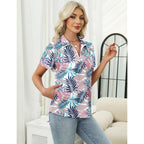 Lomon Womens Golf Polo Shirts Summer Short Sleeve 1/4 Zip Tops Moisture Wicking Casual Tennis Activewear With Pockets