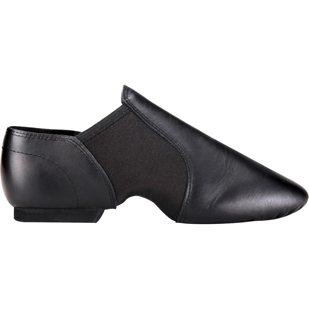 Linodes Unisex Leather Upper Jazz Shoe Slip-On For Women And Men'S Dance Shoes