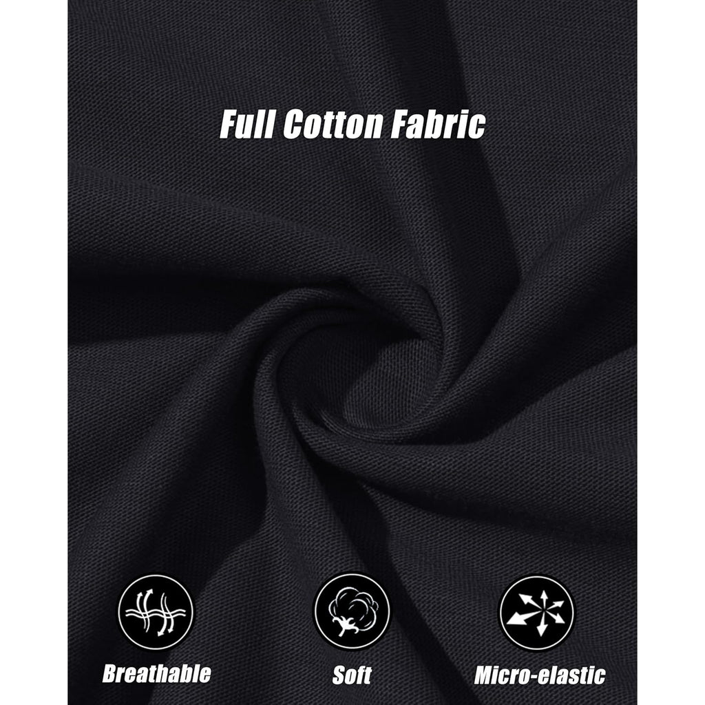 Women's Cotton T Shirt V-Neck Short Sleeve Shirt Classic-Fit Casual Breathable Tee Summer Basic Tops