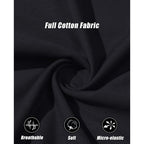 Women's Cotton T Shirt V-Neck Short Sleeve Shirt Classic-Fit Casual Breathable Tee Summer Basic Tops
