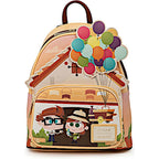 Loungefly Disney Pixar Up Working Buddies Womens Double Strap Shoulder Bag Purse,One Size