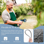 Garden Hose 100Ft With 10-Function Nozzle, No-Kink Water Hose | Metal Hoses With Leak-Proof Connectors, Lightweight, Puncture-Proof, Pet-Proof, Sturdy, 550Psi, Hose For Outdoor, Yard