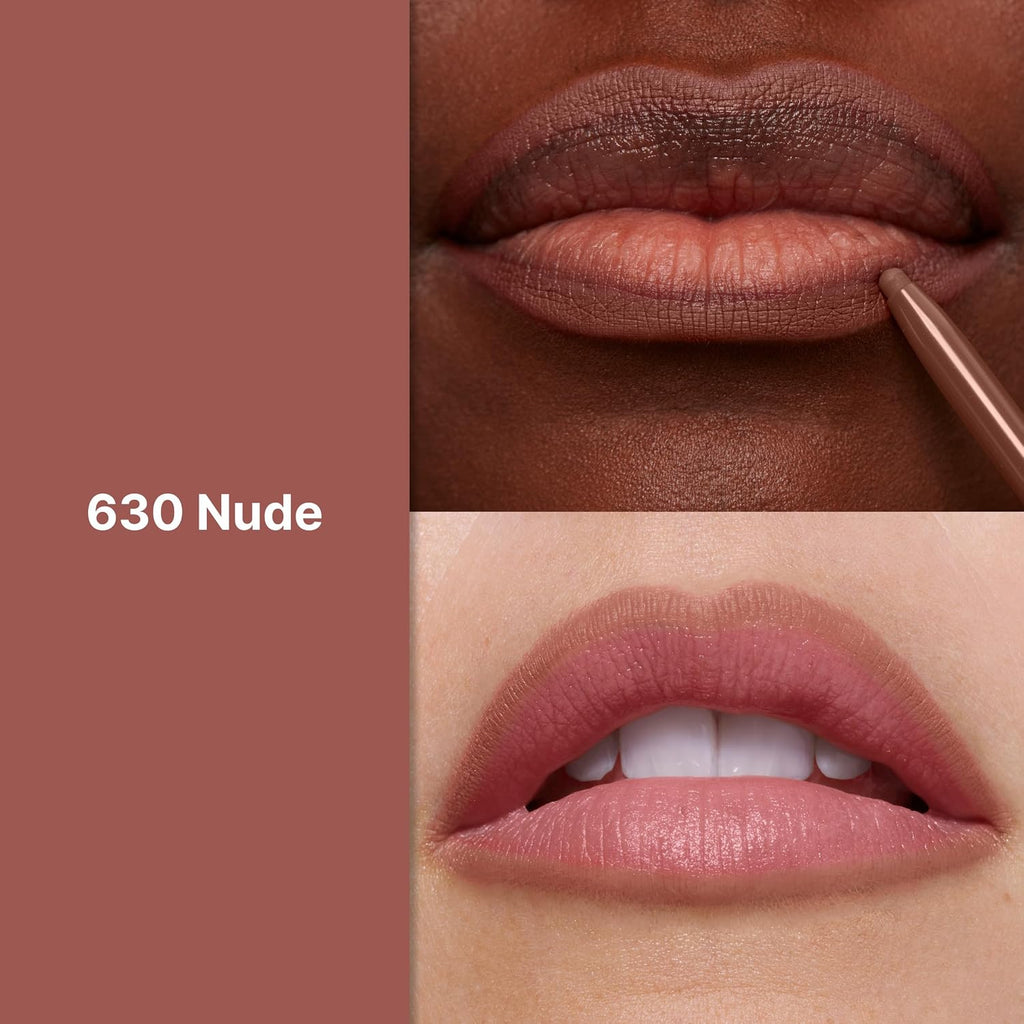 Revlon Colorstay Lip Liner Makeup With Built-In-Sharpener, Longwear Rich Medium Brown-Nude Shade, Smooth Application, 630 Nude, 0.01 Oz