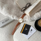 Burei Women Wrist Watches Large Face Fashion Minimalist Analog Leather Quartz Waterproof Watches For Women, Mothers Day Gifts For Mom