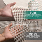 BAGAIL BASICS Non Slip Rug Pad Gripper 2 x 3 Feet Extra Thick Carpet Pads for Area Rugs and Hardwood Floors, Keep Your Rugs Safe and in Place