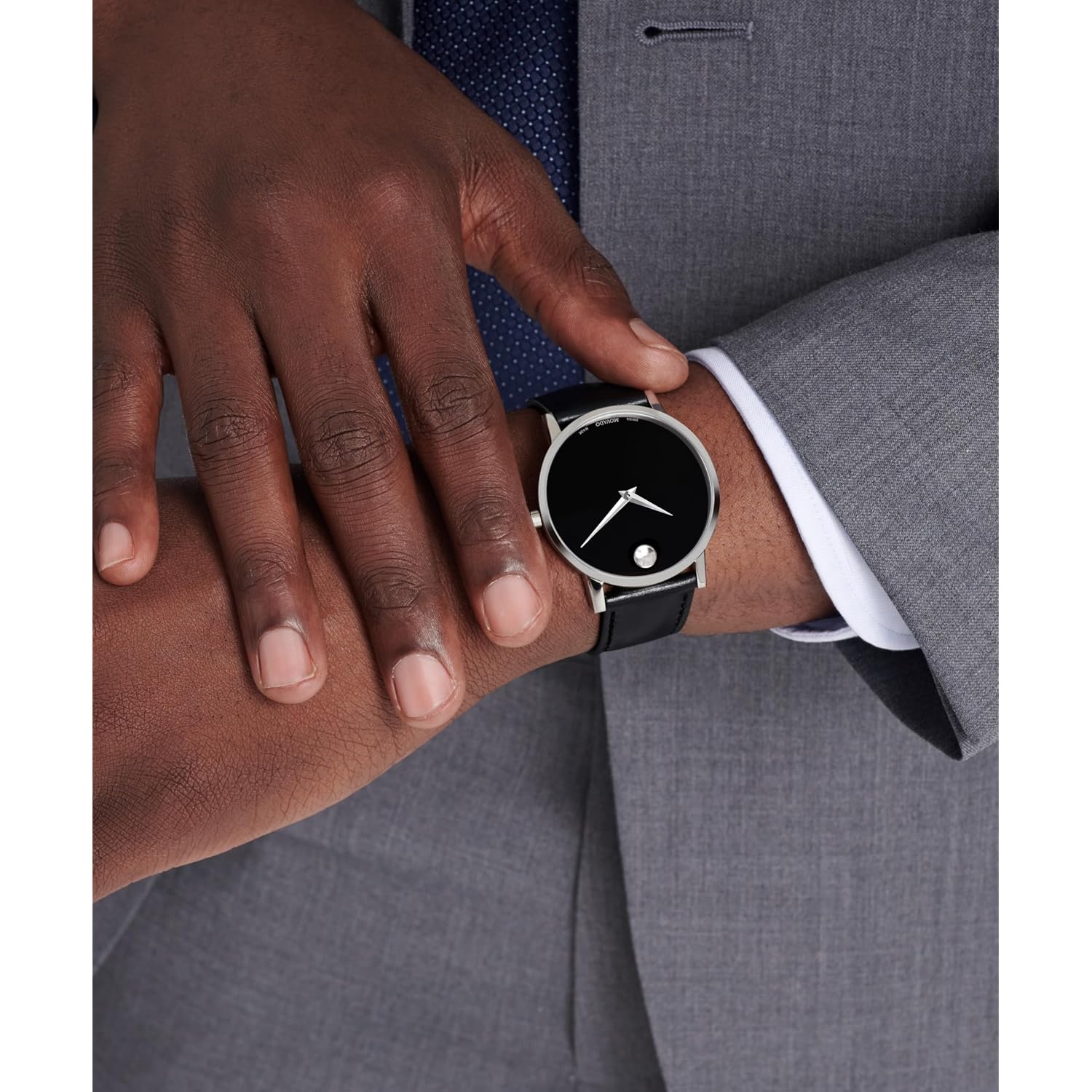 Movado Museum Classic Men'S Watch - Swiss Quartz Movement, Calfskin Strap - 3 Atm Water Resistance - Classic, Luxury Fashion Timepiece For Him - 40Mm