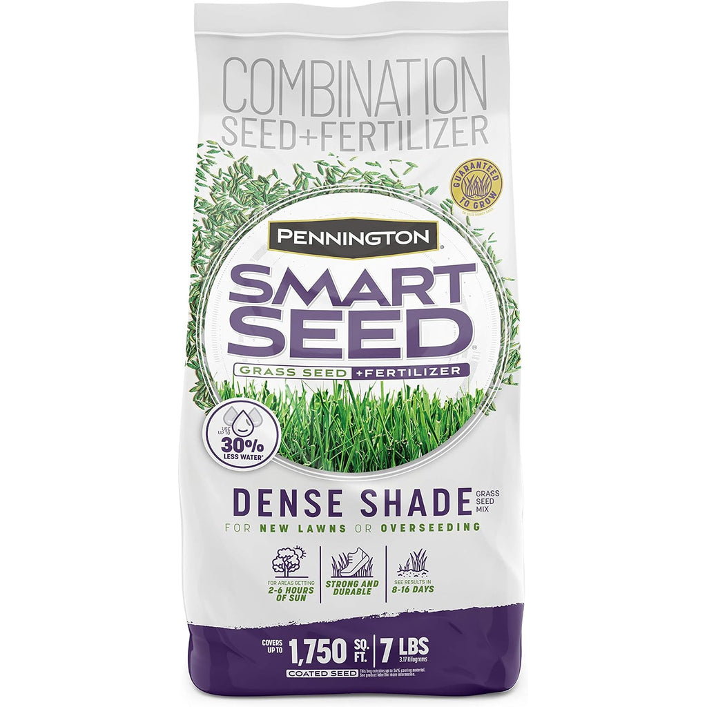 Pennington Smart Seed Dense Shade Mix, Grass Seeds For Lawn, 4/7 Lb