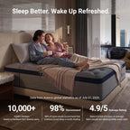 Avenco Queen Mattress 12 Inch, Luxury Hotel-Level Cooling Hybrid Mattress With Dual Nanogel™ Memory Foam, Smarts Coil® For Motion Isolation & Extra Back Support, Pressure Relief, Certipur-Us Certified