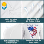Palmyth Fishing Hoodie For Men Long Sleeve Sun Protection Uv Upf 50+ Shirts
