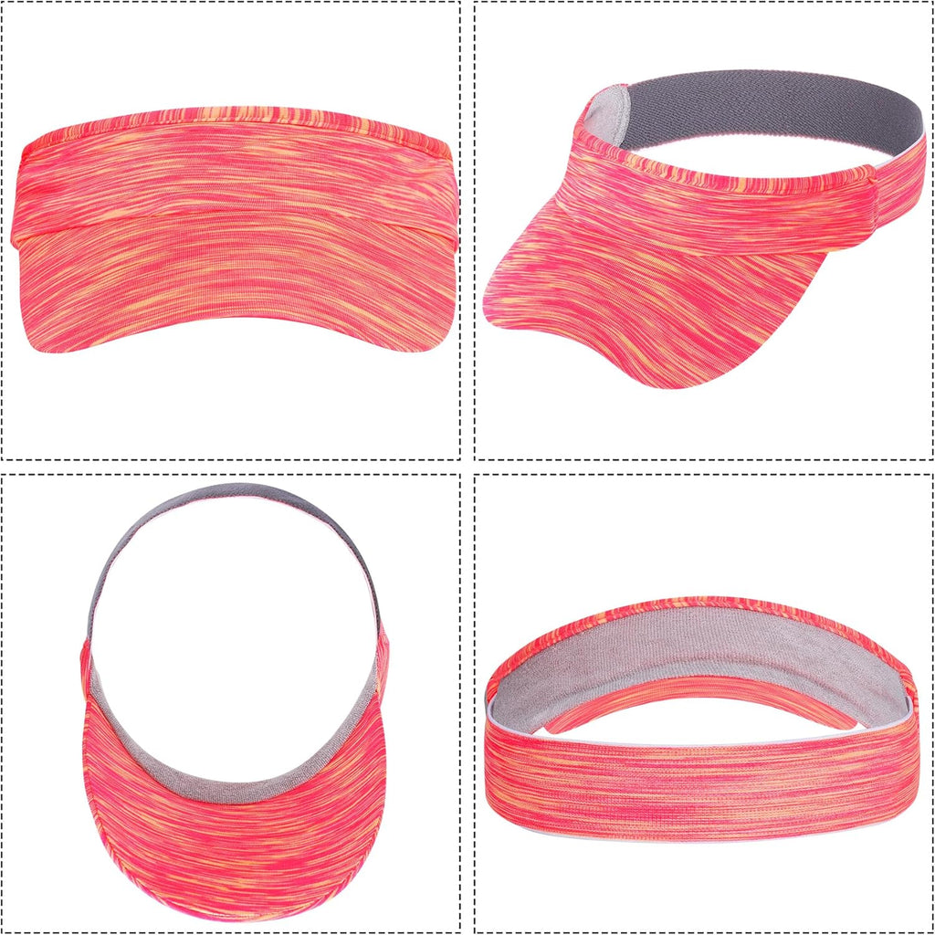 Marrywindix 1 Piece Sun Visor Hat Stretch Headband Sport Wear Athletic Visor Cap for Women and Men