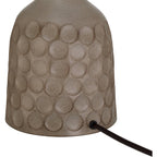 Reagan 20" Small Table Lamps Set Of 2 Bronze Brown Metal Accent Modern | Circles Living Room Bedroom Bedside Nightstand House Office Home Reading Kitchen Entryway White Shade