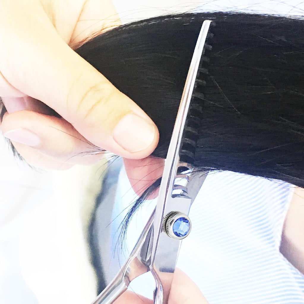 6.5" Professional Texturizing Scissors, Hair Thinning Shears For Precise Texturizing - Removes 50% Less Hair Vs Standard, Japanese Stainless Steel Cutting Teeth Shears