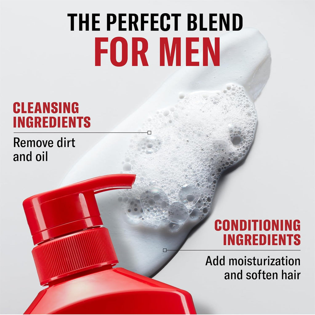 Old Spice Mens Tea Tree Shampoo, For All Hair Types, Healthier, Fuller, More Moisturized Looking Hair, 21.9 Fl Oz Each, Twin Pack