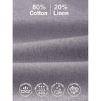Comdecevis Men'S 5" Linen Shorts Casual Elastic Waist Drawstring Shorts For Lounge Summer Beach Vacation