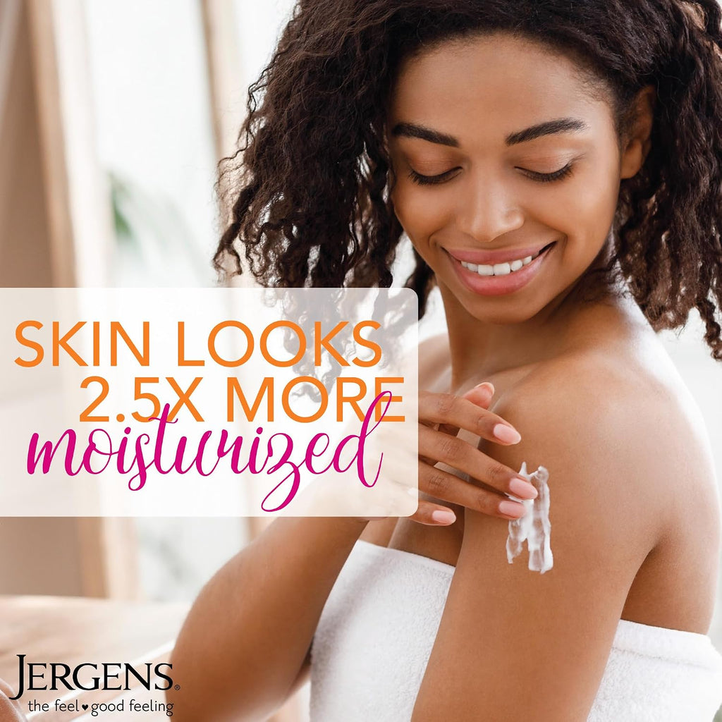 Jergens Hydrating Coconut Body Lotion, Hand And Body Moisturizer, Infused With Coconut Oil, Hydrates Dry Skin Instantly, Dermatologist Tested, 26.5 Oz