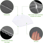 4 Pack Mesh Food Covers 17 inch, Large and Tall Food Covers, Pop-Up Mesh Food Covers Tent Umbrella for BBQs, Outdoors, Screen Tents, Parties Picnics, Fruit Cover