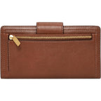 Fossil Women's Logan Leather Wallet RFID Blocking Tab Clutch