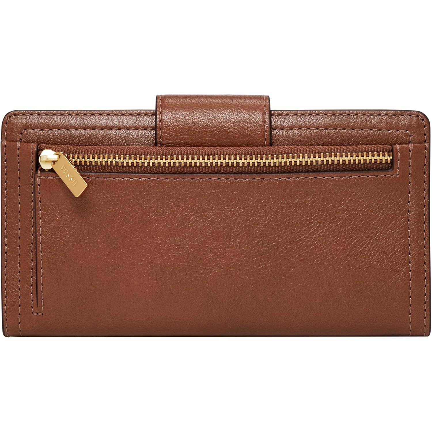 Fossil Women's Logan Leather Wallet RFID Blocking Tab Clutch