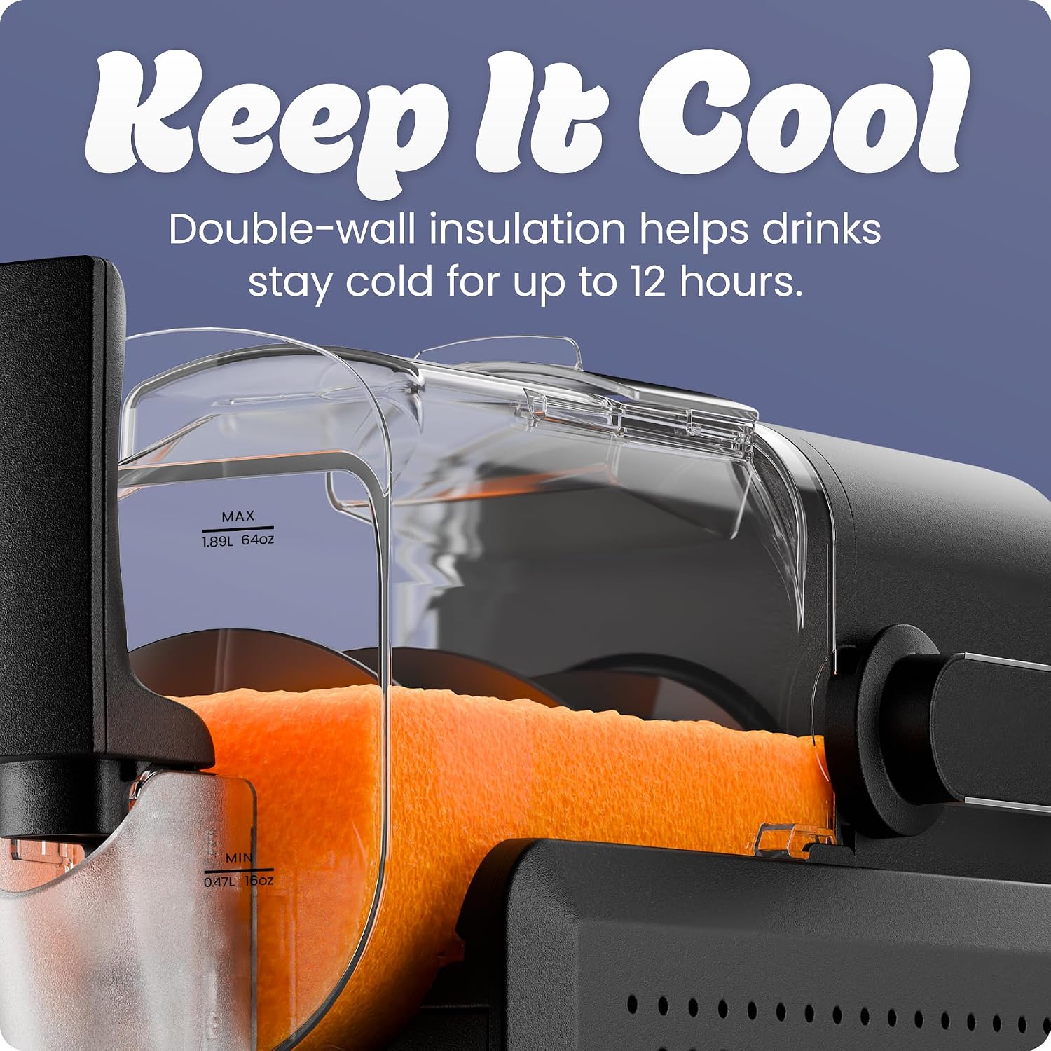Iceman By Chefman Slush-Ease Max 90Oz Slushie Machine, 64Oz Liquid Capacity Frozen Drink Maker & Slushy Machine With 5 Presets And Led Display, Perfect For Frozen Margaritas, Frappes, Smoothies