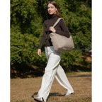 Bagsmart Tote Bag For Women, Lightweight Puffy Tote Bag With Compartments Shoulder Bag Handbag For Travel, Work, Gym | Lightweight