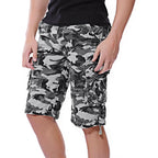 Men'S Camo Cargo Shorts Cotton