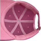 Capybara Gifts for Men Women Funny Capybara Embroidered Baseball Cap Capybara-washed Pink