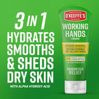 O'Keeffe's Working Hands Intense Renewal Hand Cream with Urea, 3 oz Tube (Pack of 1) – Softens & Smooths Extremely Dry, Callused Hands