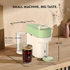 Nespresso Limited-Edition Vertuo Pop+ Coffee And Espresso Maker By Breville, Pistachio