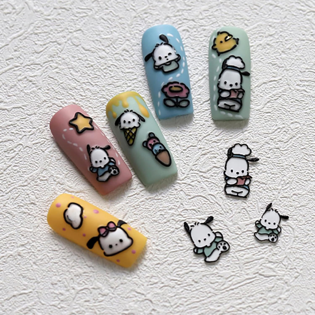 Nail Art Silicone Mold, Nail Decoration Silicone Mould, 3D Nail Art Carving Mold Templates for Precise Embossed Pattern, Nail Tools Nail Charms for Acrylic Nail DIY Craft (Rabbit)