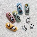 Nail Art Silicone Mold, Nail Decoration Silicone Mould, 3D Nail Art Carving Mold Templates for Precise Embossed Pattern, Nail Tools Nail Charms for Acrylic Nail DIY Craft (Rabbit)