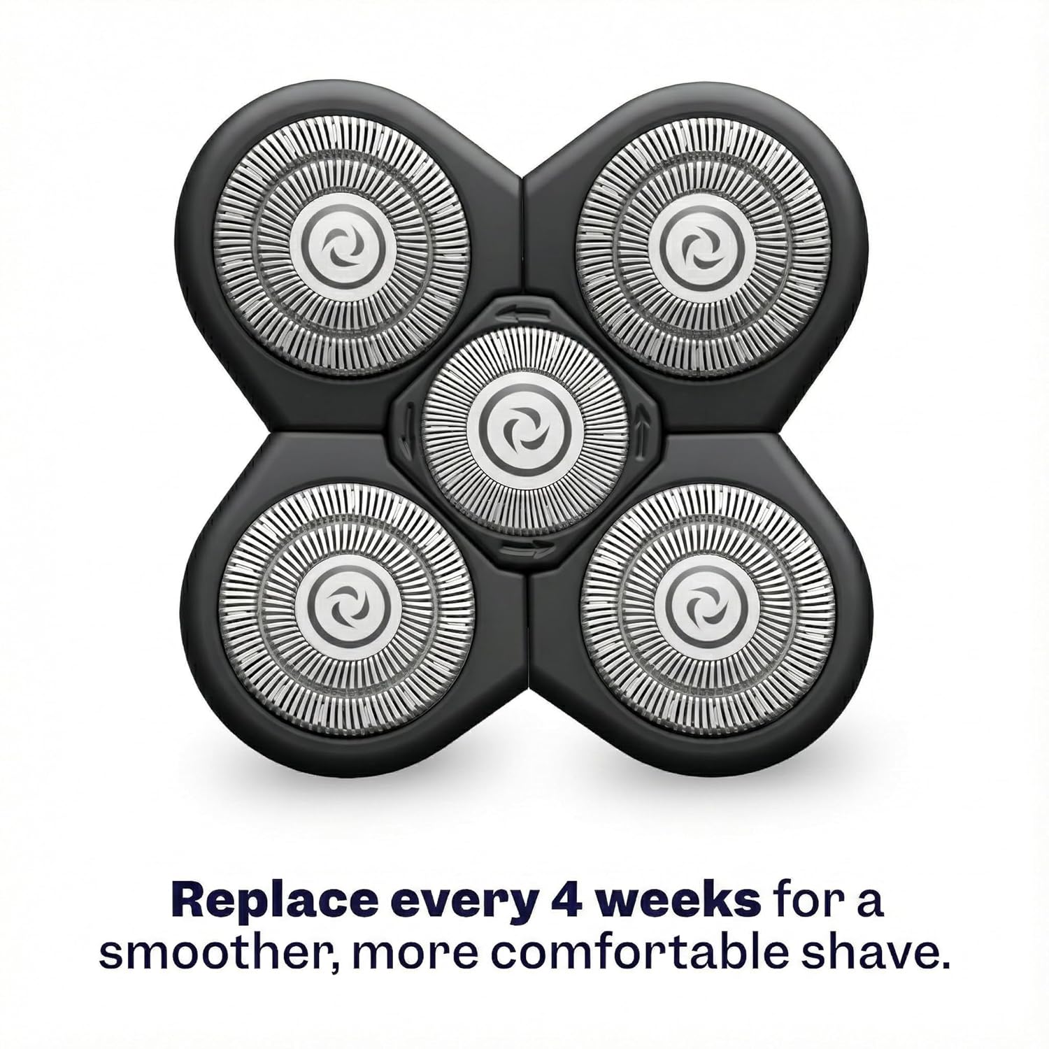 Freebird FlexSeries Official Blade Refill for Men, 5-Blade Stainless Steel Replacement Head, ScalpSafe Hypoallergenic Design, Nickel Free, Fits Freebird FlexSeries Men's Cordless Electric Head Shaver