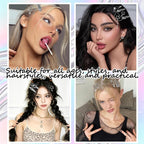 20Pcs Star Hair Clips Y2K Silver Hair Clips 14 Shapes Y2K Hair Accessories Metal Non-Slip Snap Barrettes For Girls 2000S Punk Kawaii Butterfly Charm Hair Clips For Women(Silver B)