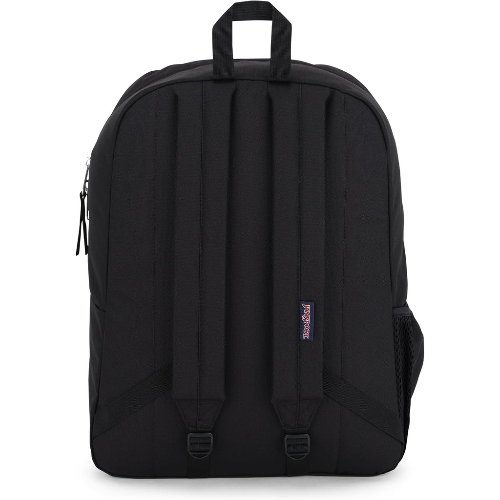 Jansport Cross Town Backpack 17" X 12.5" X 6" - Simple Bag For Everyone With 1 Main Compartment, Front Utility Pocket - Premium Class Accessories - Black