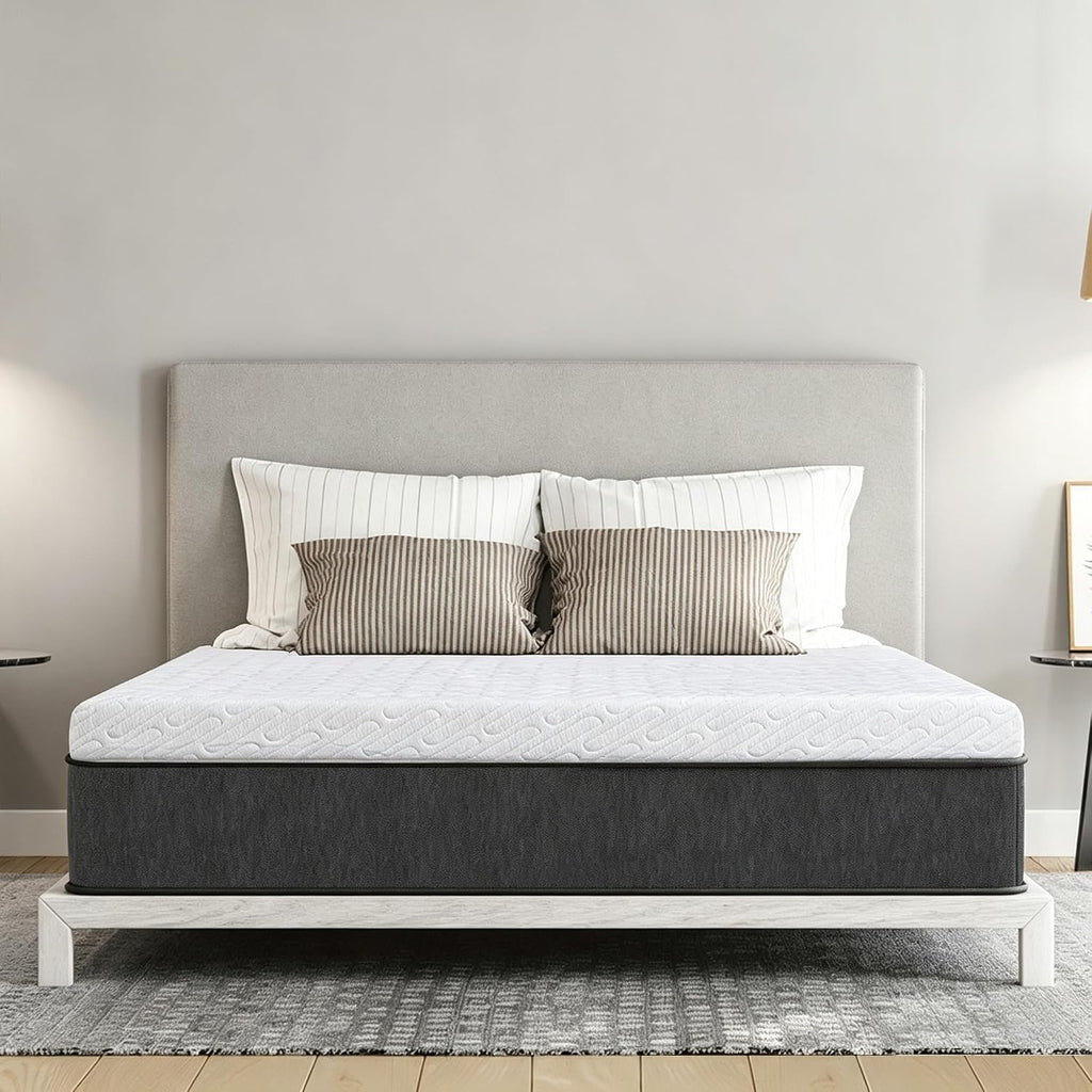 Valuxe 3 Inch Gel Memory Foam Mattress Topper Queen Size High Density Cooling Pad Pressure Relief Bed Topper (With Removable & Washable Bamboo Cover)