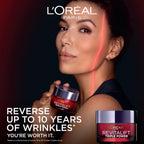L'Oreal Paris Revitalift Triple Power Anti-Aging Face Moisturizer, Pro Retinol, Hyaluronic Acid & Vitamin C To Reduce Wrinkles, Firm & Brighten Skin, 2.55 Oz