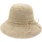 Women's Bucket Hats Fashion Womens Summer Beach Sun Straw Hat