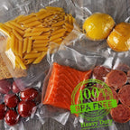 Vacuum Sealer Bags For Food: 6 Pack 3 Rolls 11" x 20' + 3 Rolls 8" x 20' - Commercial Grade BPA Free Bag Rolls - Durable Cut-to-Length Food Vac Bags for Sous Vide Cooking Puncture Prevention