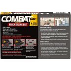 Combat Max 12 Month Roach Killing Bait, Small Roach Bait Station, 18 Count, Child-Resistant, Fast-Acting Fipronil Cockroach Killer & Nest Destroyer, No Vapor, Fumes Or Odor, Mess-Free