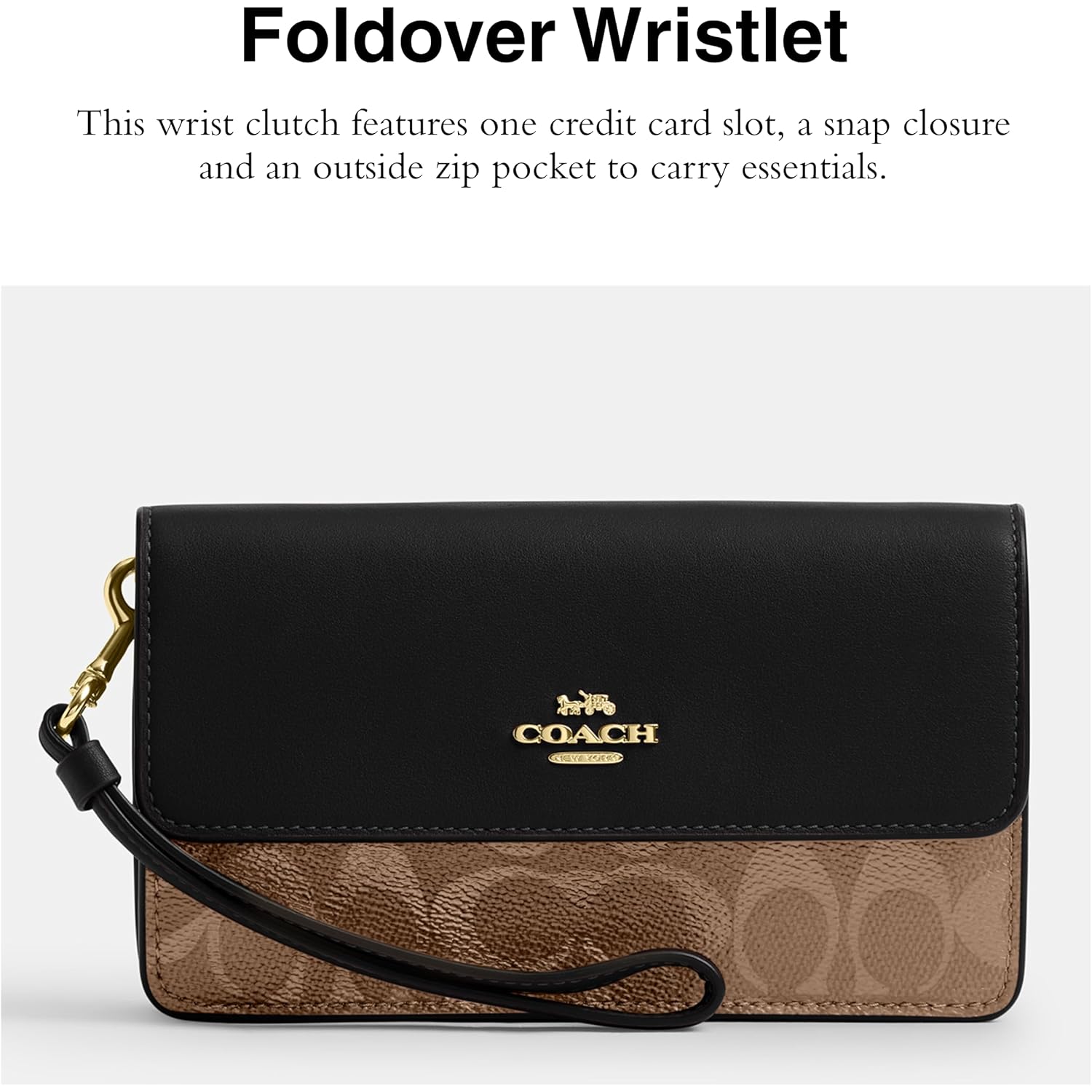 Coach Women'S Foldover Wristlet