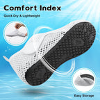 Scurtain Barefoot Water Shoes For Women Men Beach Swim Aqua Socks Summer Quick-Dry Sandals Slippers
