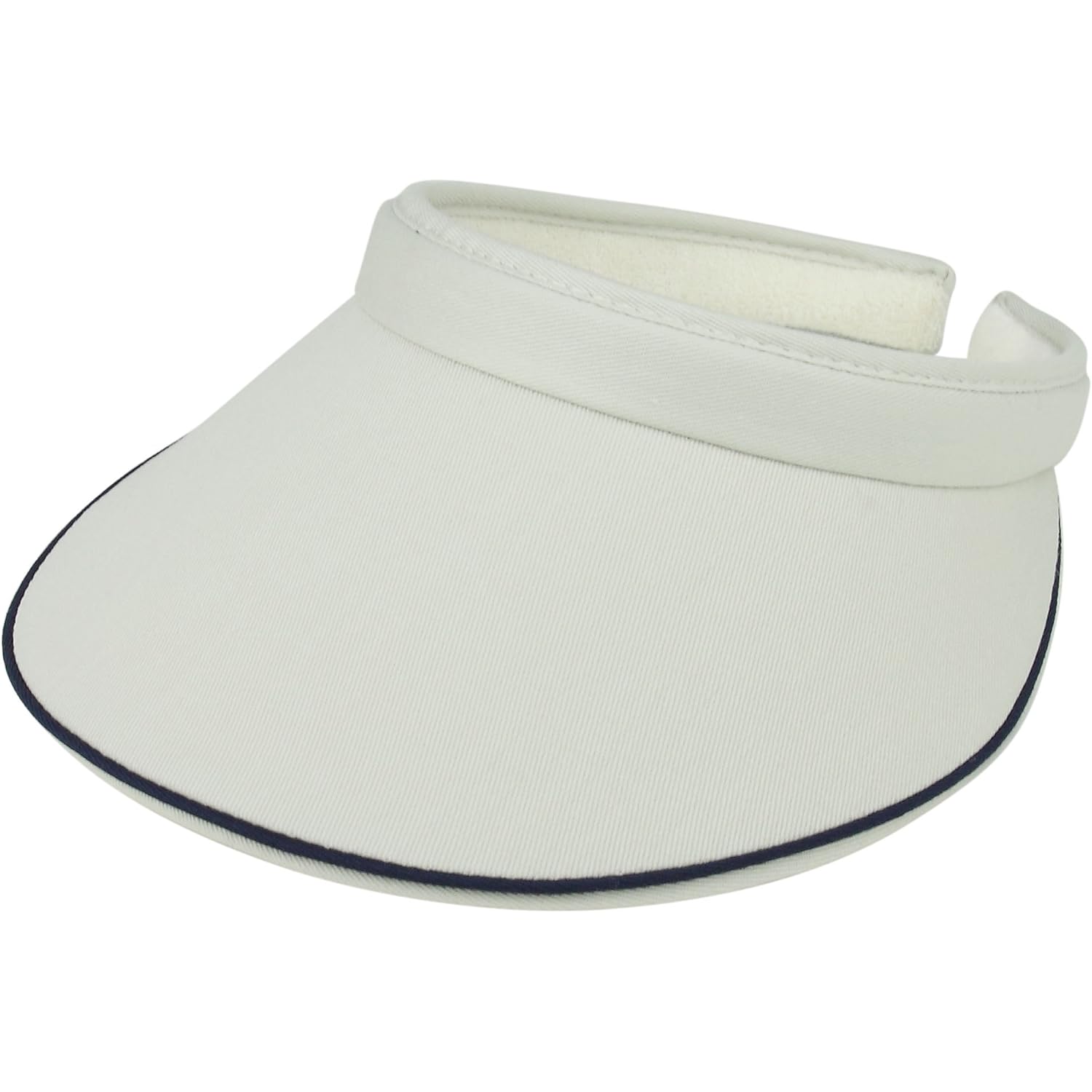 MG Women's Cotton Twill Clip-On Visor-4115