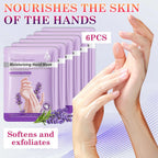 6 Pairs Hand Masks Moisturizing Gloves, Hydrating Hand Mask Moisturizer Gloves Care for Dry Cracked Hands, Smooth Long Lasting Soft Firming Hand Mask Gift Set for Men Women（A)