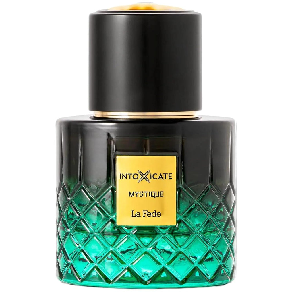 Khadlaj La Fede Intoxicate Mystique – Fresh, Woody, Balsamic, Vanilla – Extrait De Parfum Spray Long-Lasting Fragrance For Men, 3.4 Ounce / 100Ml
