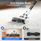 Cordless Vacuum Cleaner, Upgraded 650W 55Kpa 70Mins Runtime Stick Vacuum Cordless, Self-Standing Lightweight Vacuum Cleaners For Home With Led Headlight Touch Screen, For Pet Hair/Carpet/Floor