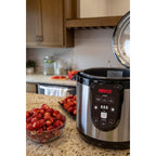 Nesco Npc‑9 Smart Electric Pressure Canner And Cooker For Home Food Preservation, 9.5‑Quart Stainless Steel With Digital Controls