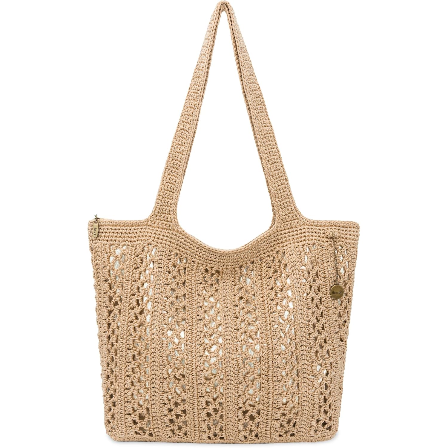 The Sak Crafted Classics Tote Bag - Hand Crochet Women'S Purse For Everyday, Travel, Beach Bag - Carryall Shoulder Bag Straps
